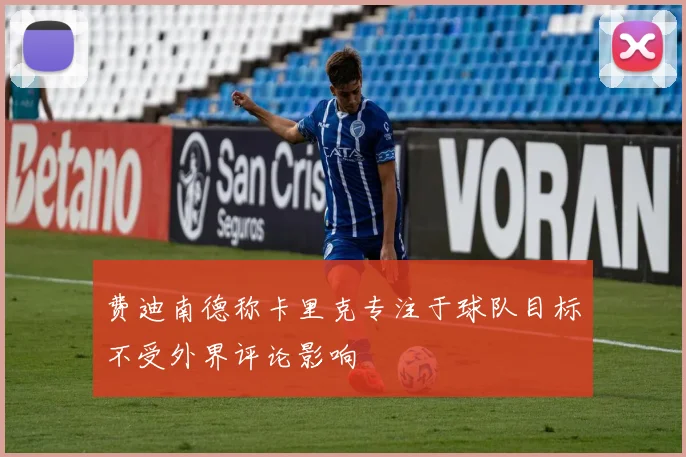 费迪南德称卡里克专注于球队目标不受外界评论影响